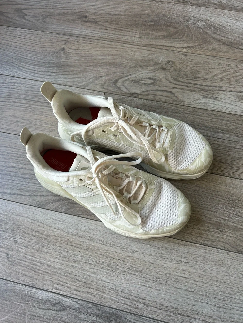 adidas Women's Cream White Athletic Shoes